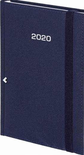 Kalendarz 2020 B6 Dzienny Cross z gumką Granat