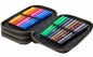 Coolpack - Jumper 3 - Piórnik potrójny z wyposażeniem - Grey (Badges G) (B67155)