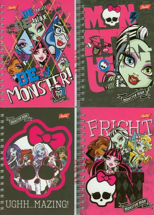 Notes spiralny A6 Monster High