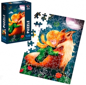 Puzzle - Chłopiec i lis, 120 el.