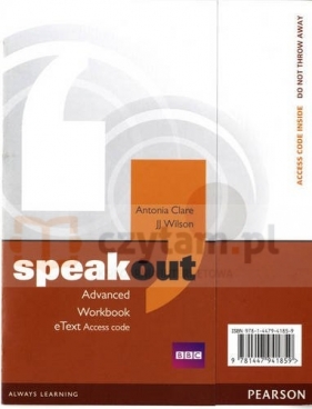 Speakout Advanced WB eText AccessCard - Antonia Clare, J. J. Wilson