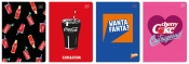 Zeszyt A5/32k 70g M Mat+UV Coca Cola kratka, 1 szt