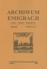 Archiwum Emigracji Zeszyt 10 Studia Szkice Dokumenty