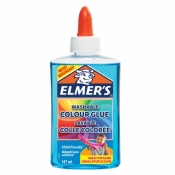 Elmer’s półprzezroczysty, kolorowy klej PVA, niebieski, 147 ml, zmywalny - doskonały do Slime (2109485)