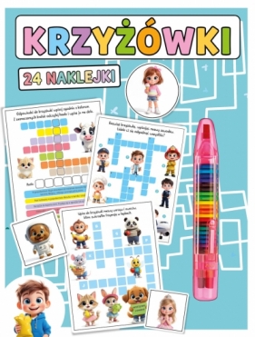 Krzyżówki. 24 Naklejki - Opracowanie zbiorowe