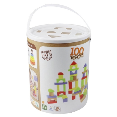 Klocki drewniane 100 szt. 61685