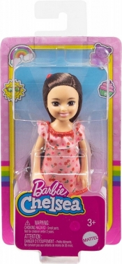 Lalka Barbie Chelsea i przyjaciele Lalka - Sukienka w wiśnie (DWJ33/HGT05)
