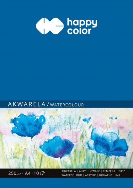 Blok akwarelowy Happy Color ART, A4, 10 ark (HA 3725 2030-A10)