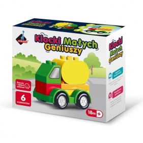 Klocki Małych Geniuszy, Śmieciarka dla malucha – 6 elementów