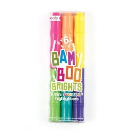 Pachnące Mini Flamastry Bambus 6 kolorów