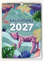 Kalendarz 2027 ścienny Mega animals