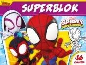 Superblok. Marvel Spidey i Super-kumple z naklejkami