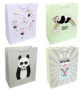 Torba prezentowa 26x32 cm - Panda