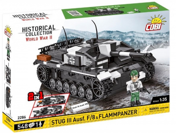 Klocki StuG III Ausf.F/8 & Flammpanzer (2286)