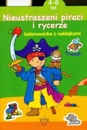 Nieustraszeni piraci i rycerze Kolorowanka z naklejkami - <br />