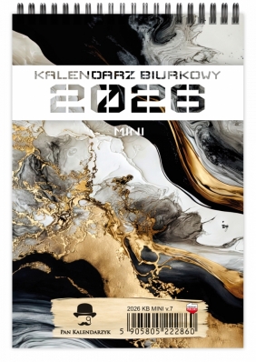 Kalendarz 2026 tygodniowy mini - Pionowy A5, 1 szt.