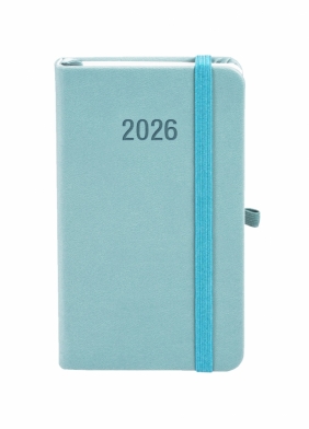 Kalendarz 2026 Memofix A6 TDW - Błękitny