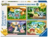 Ravensburger, Puzzle 4x100: Pokemon (12004286) Wiek: 5+