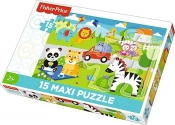 Puzzle 15 elementów Maxi - Piknik z Przyjaciółmi (14286)