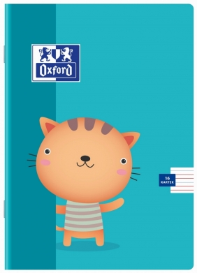 Zeszyt Oxford Lion A5/16k linia podwójna kolorowa, 1 szt