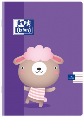 Zeszyt Oxford Lion A5/16k linia podwójna kolorowa, 1 szt