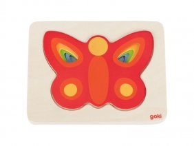 Układanka warstwowa: motylek (GOKI-57486)