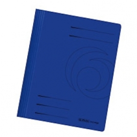 Skoroszyt A4 Herlitz kart ciemny niebieski eco (11036969)
