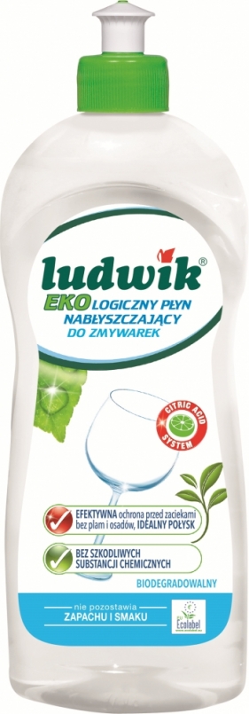 Ludwik, Ekologiczny nabłyszczacz do zmywarek, 500 ml