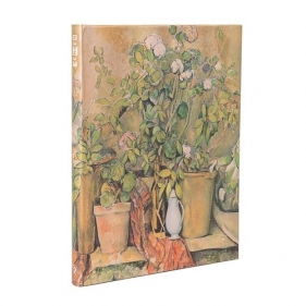 Notatnik w linie Paperblanks Cezanne’s Terracotta Pots and Flowers Ultra