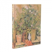 Notatnik w linie Paperblanks Cezanne’s Terracotta Pots and Flowers Ultra