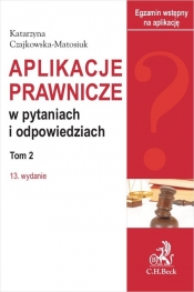 Aplikacje prawnicze w pytaniach i odpowiedziach Tom 2
