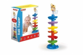 Wieża-zjeżdżalnia z piłeczkami