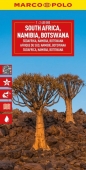 Afryka Południowa, Namibia, Botswana. Mapa drogowa w skali 1:2 400 000 - Opracowanie zbiorowe