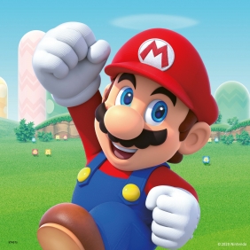 Ravensburger, Puzzle dla dzieci 3x49: Super Mario (5186)