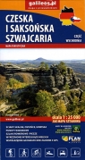 Mapa - Czeska i Saksońska Szwajcaria - część wschodnia 1: 25 000 Praca zbiorowa