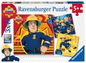 Ravensburger, Puzzle 3x49: Strażak Sam - Dzwoń po pomoc (093861)