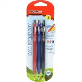 Długopis Soft Touch 521 3 kolory OPTIMA