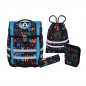 Coolpack, Perfecto Set: Plecak Kasetonowy + Piórnik + Tuba + Worek + Brelok Disney Core/McNeil - Mickey Mouse (9658270000)