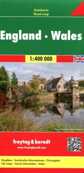 Mapa Anglii Walia 1:400 000