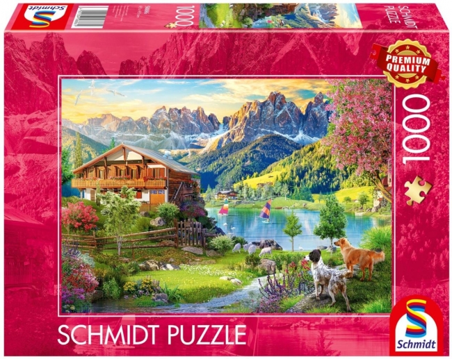 Puzzle PQ 1000 Relaks w Dolomitach