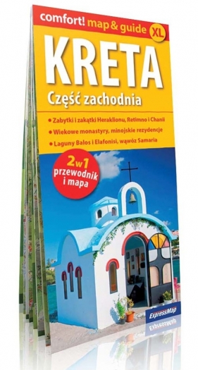 Kreta Część zachodnia 2w1 Przewodnik+mapa