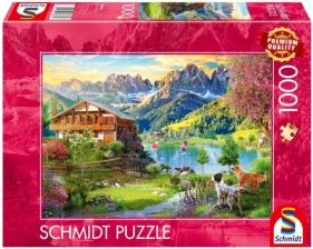 Puzzle PQ 1000 Relaks w Dolomitach