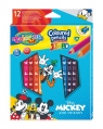  Kredki ołówkowe trójkątne jumbo Mickey Colorino Kids 13 kolorów 12 sztuk z