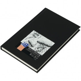 Szkicownik Oxford Sketchbook Artistic A5/96k szyty - czarny