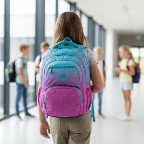 Astrabag, Plecak Hexagon - Mint Ombre, AB200