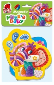 Piankowe puzzle magnetyczne - Słoń i Krokodyl (RK5020-03)