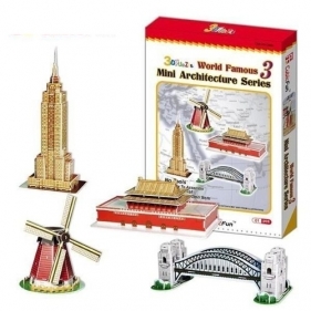 Puzzle 3D: Mini Architektura - Seria 3 (20086)