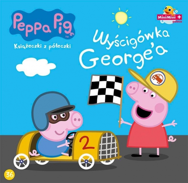 Świnka Peppa Książeczki z półeczki Tom 36 Wyścigówka George'a