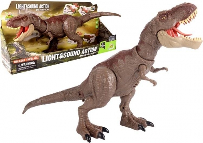 <img src='https://webimage.pl/pics/862/2/d5903943012862.jpg' style='height:440px' /> Dinozaur t-rex z ruchoma głowa świeci i ryczy
