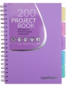 Project Book, Kołozeszyt A4 - Pastel 100k, fioletowy (02862CP)